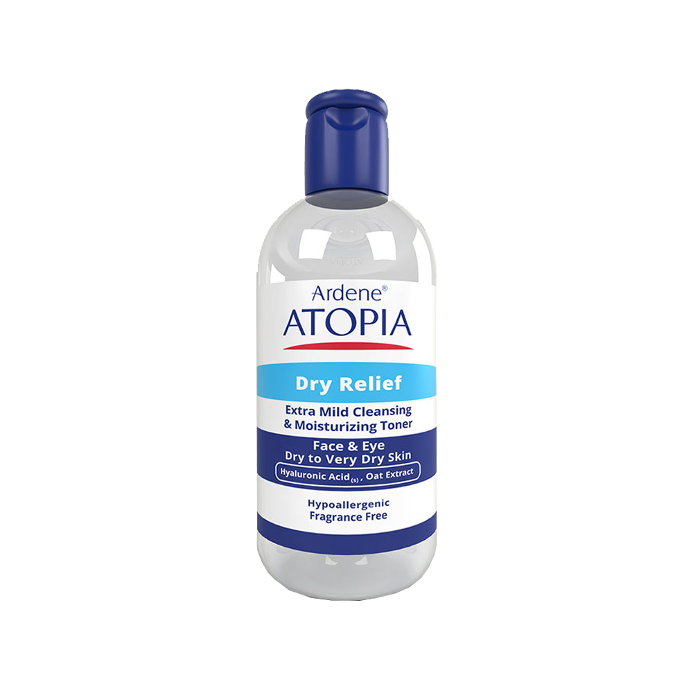ARDENE ATOPIA Dry Relief MOISTURIZING TONER تصویر تونیک پاک کننده و مرطوب کننده آردن اتوپیا 250 میل